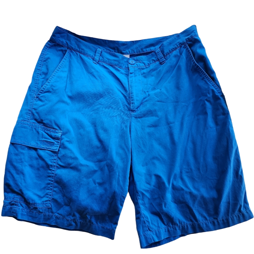 Columbia Men's Blue Sportswear Cargo Shorts Size 34